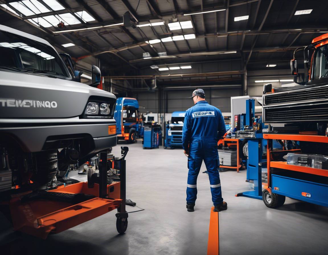 Serwis motoryzacyjny samochodów ciężarowych – specjalistyczna obsługa